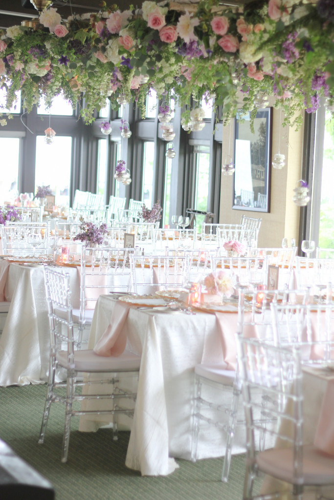 Gorgeous wedding at Lake Geneva Country Club designed by Frontier Flowers of Fontana.